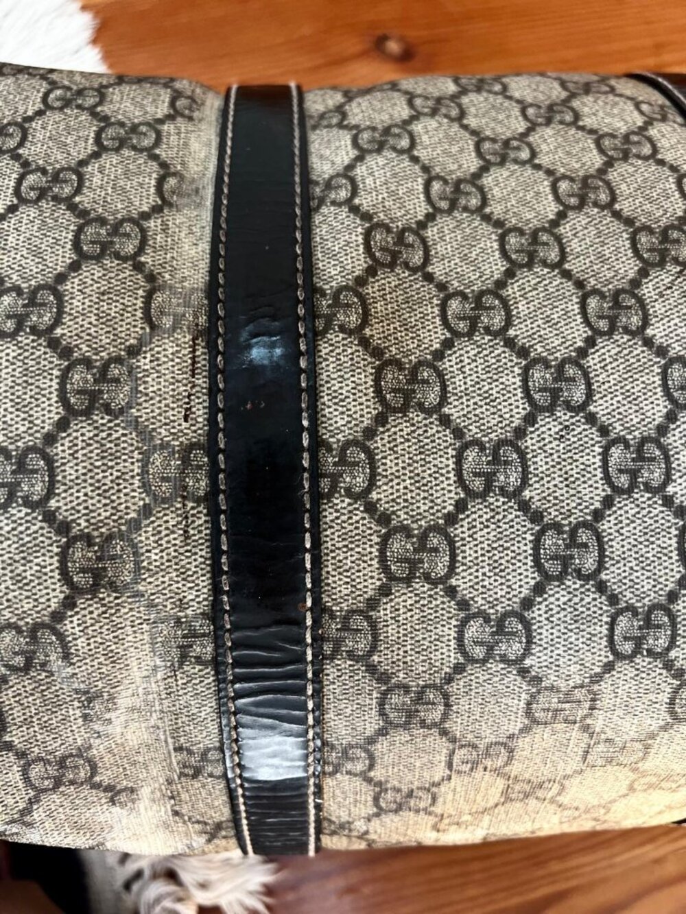 Gucci Boston Bag coated canvas Medium - Picture 8 of 11